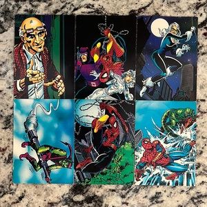 30th anniversary 1992 marvel spider-man cards.